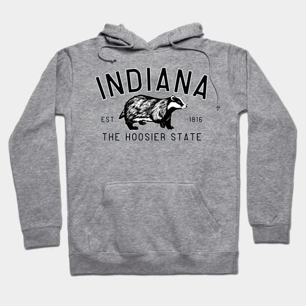 Indiana Badger Hoodie by Downtown Rose